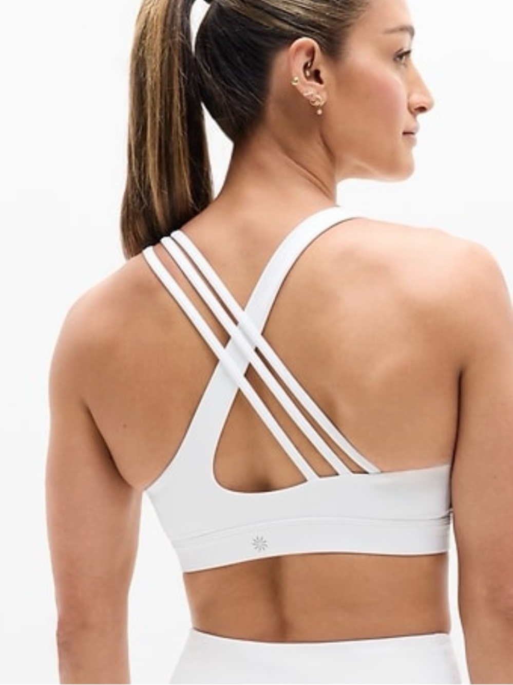 Athleta Train Free Sports Bra A-C Two Colors Light and Dark Blue Medium-impact - Picture 11 of 15